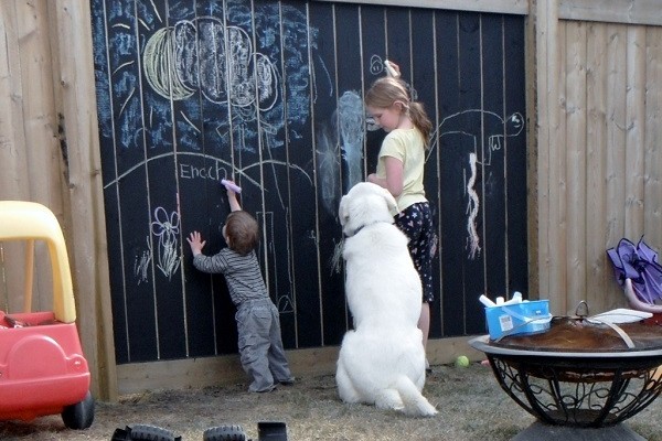 Chalkboard Fence