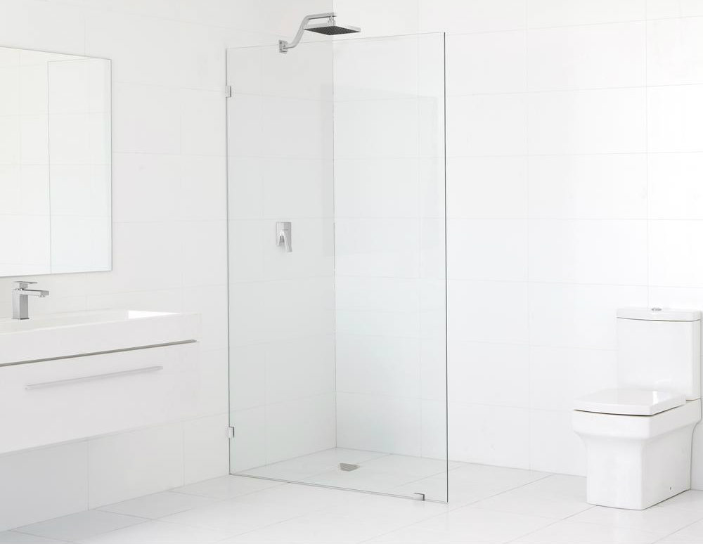 fixed panel glass shower screen1