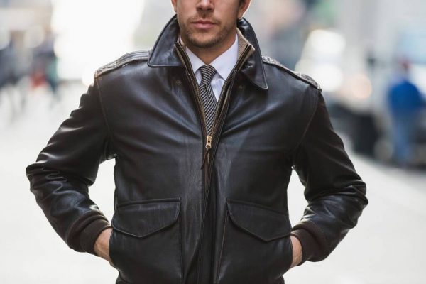 Air Force Leather Military Jacket