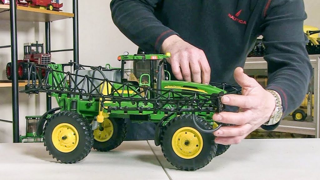 scale hand-built model farm equipment