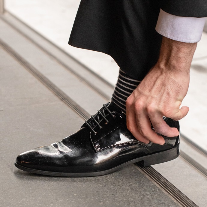Jordon Dress Shoes Black Patent